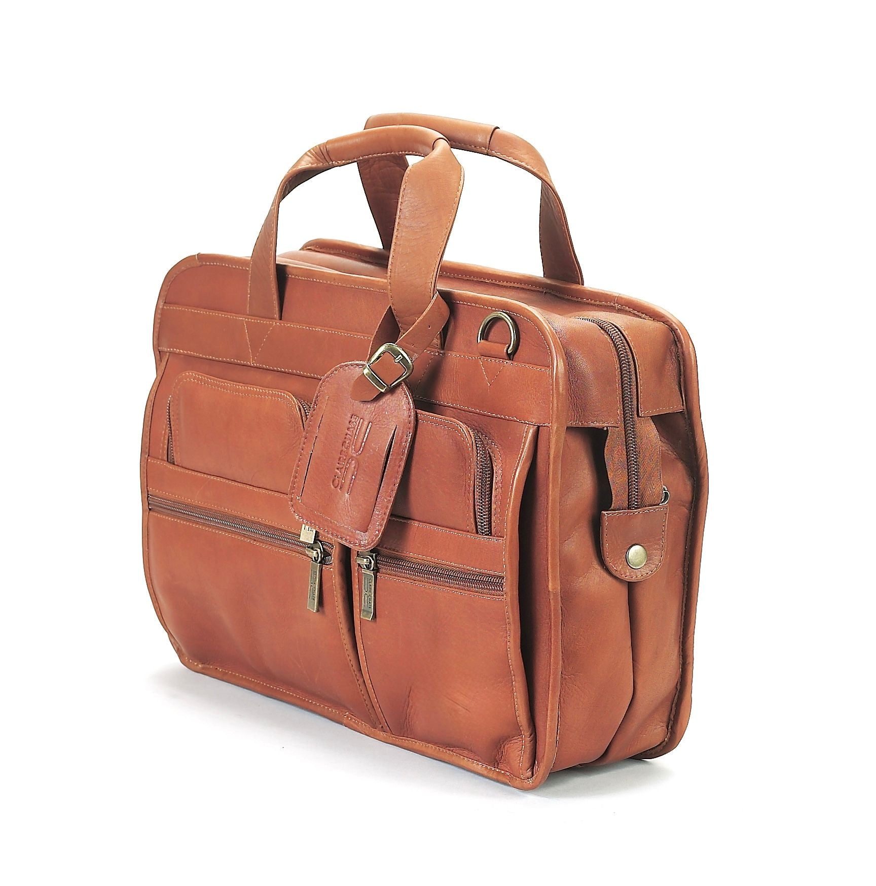 ナチュラルレザー　briefcase Slimline Executive Briefcase – Claire Chase