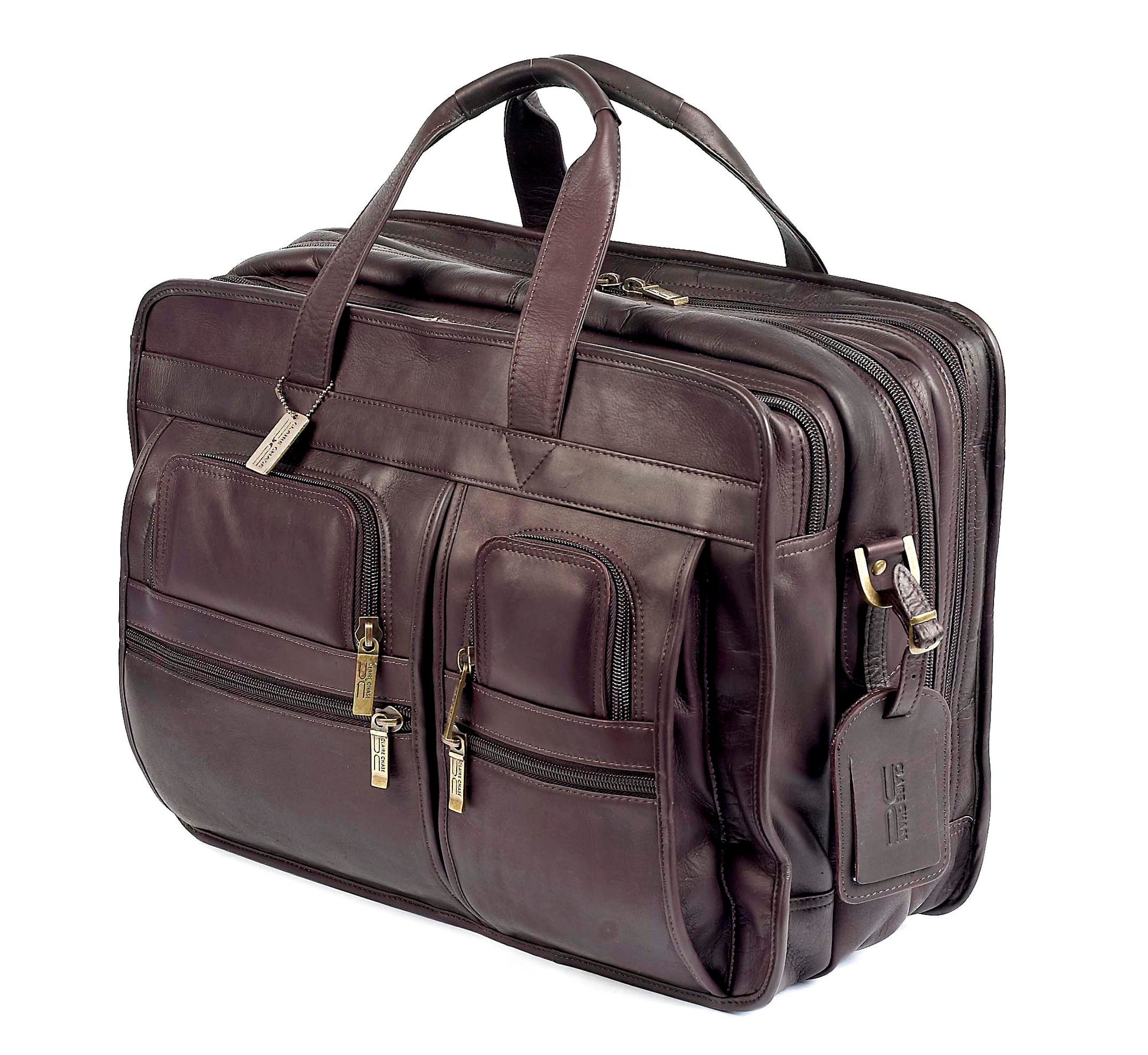 claire chase leather jumbo backpack Jumbo Executive Computer Briefcase – Claire Chase