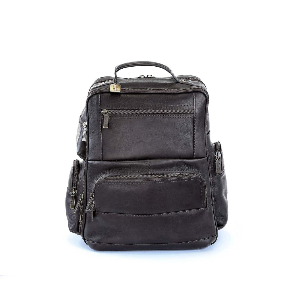 claires black leather backpack purse Claire Chase Executive Backpack Saddle