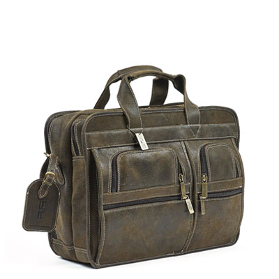 Executive Briefcase Distressed | Claire Chase